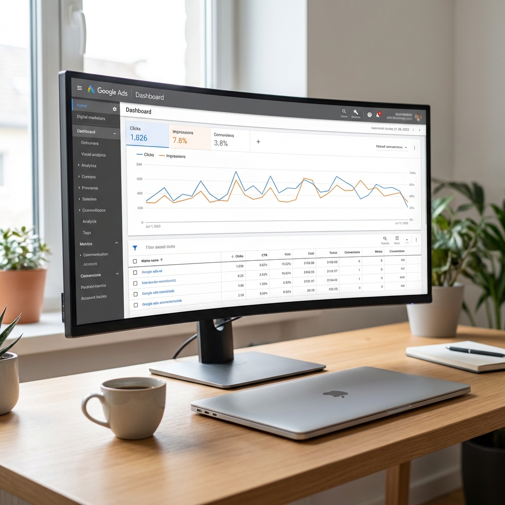 Google Ads PPC Dashboard Workspace