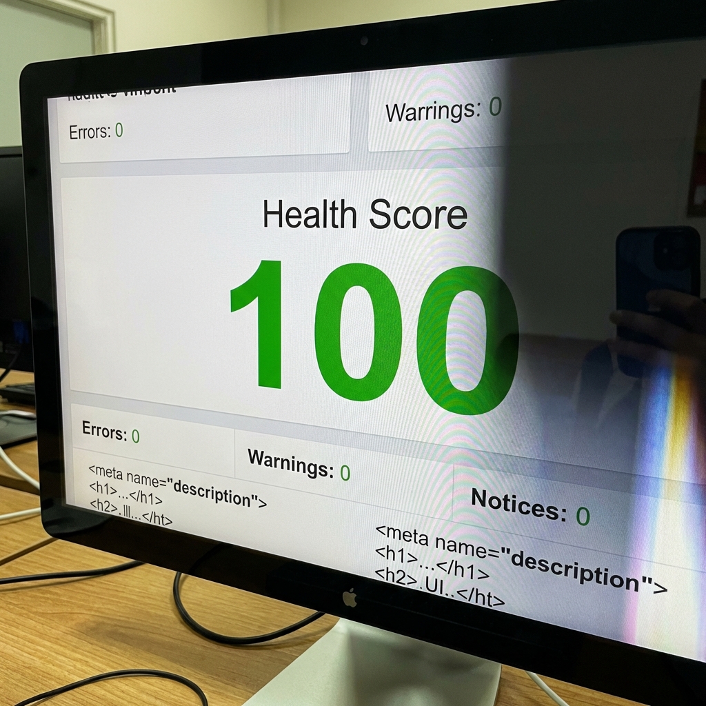 SEO Audit Dashboard Score