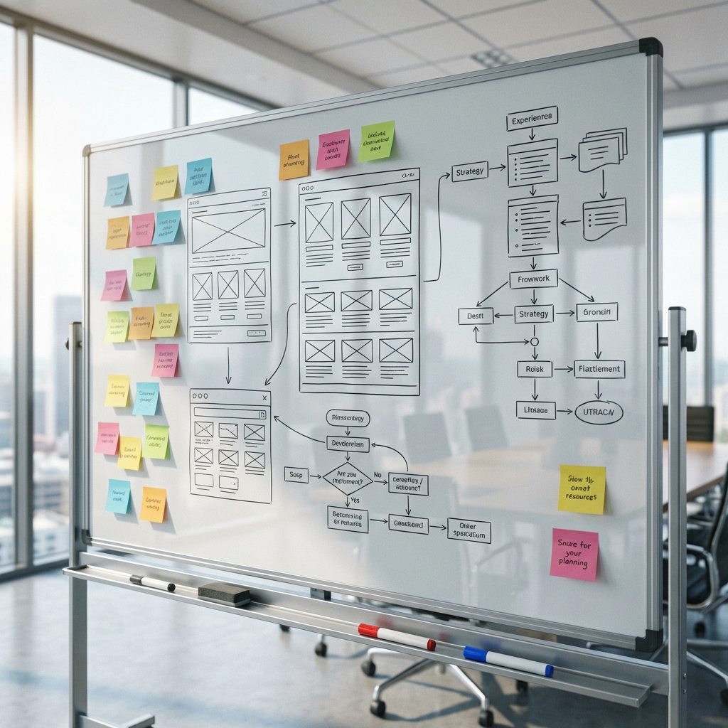 Strategic Web Development Planning Board